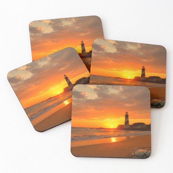 Item preview, Evening Light on Golden Shores designed and sold by vernonplatt.
