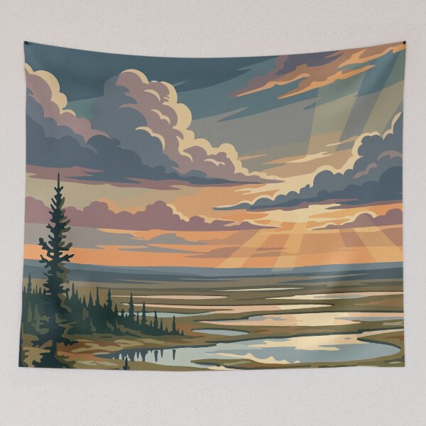 Item preview, Wapusk National Park Canada Travel Vintage designed and sold by RareDeerArt.