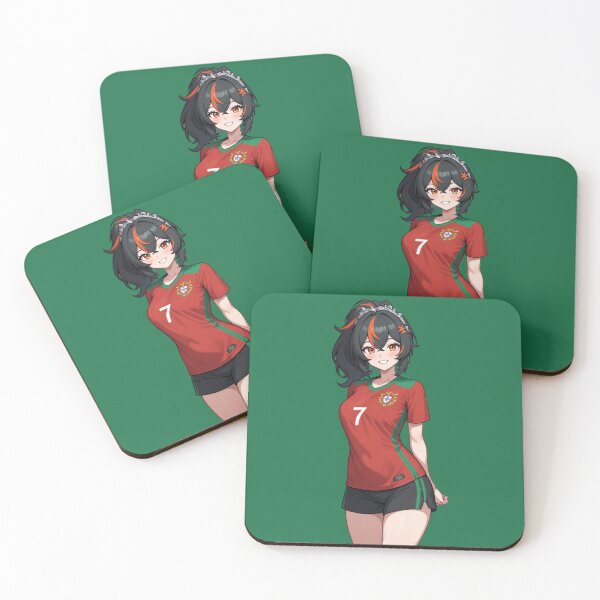 Item preview, Anime Soccer Girl Portugal Jersey Number 7 Art designed and sold by Jimakmo.