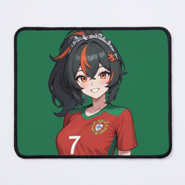 Item preview, Anime Soccer Girl Portugal Jersey Number 7 Art designed and sold by Jimakmo.