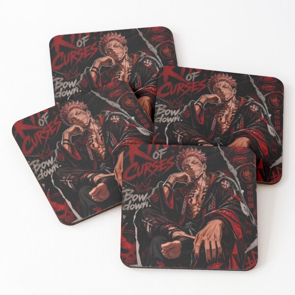 Item preview, Demonic Curse King Anime Style Dark Red Aesthetic Graphic Illustration designed and sold by Dyan4.
