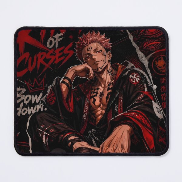 Item preview, Demonic Curse King Anime Style Dark Red Aesthetic Graphic Illustration designed and sold by Dyan4.