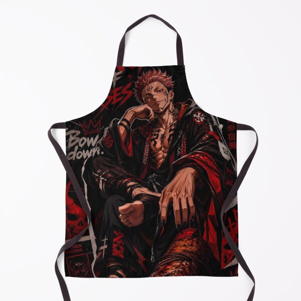 Item preview, Demonic Curse King Anime Style Dark Red Aesthetic Graphic Illustration designed and sold by Dyan4.