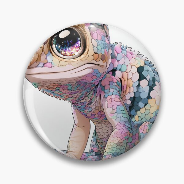 Item preview, kawaii chameleon designed and sold by tangFoo974.
