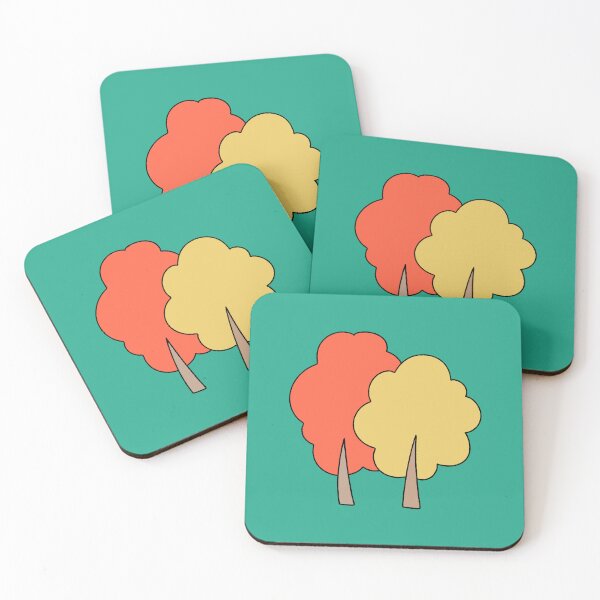 Item preview, Cozy Autumn Trees Minimalist Illustration designed and sold by ubborn.
