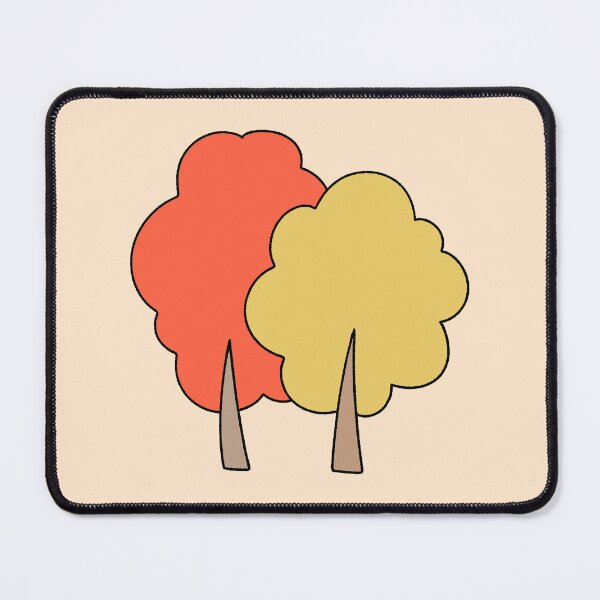 Item preview, Cozy Autumn Trees Minimalist Illustration designed and sold by ubborn.