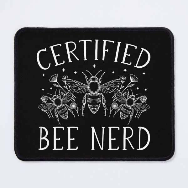 Item preview, Certified Bee Nerd Cottagecore Bees and Wildflowers designed and sold by Dmetalx Art Apparel.