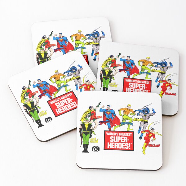 Item preview, Superheroes from the 1970's Toy isles designed and sold by The Retromotel.