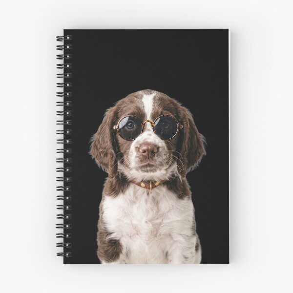 Item preview, Cute Baby English Springer Spaniel dog Wearing Sunglasses Funny designed and sold by RareLavender.