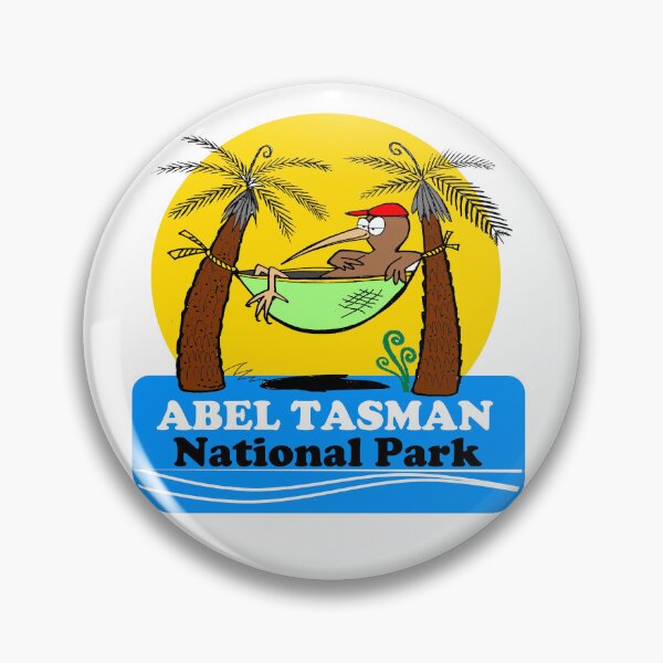 Item preview, Funny Kiwi cartoon Abel Tasman Park sticker designed and sold by Al Benge.