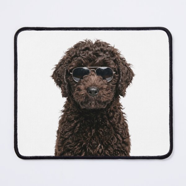 Item preview, Cute Baby Spanish Water Dog Wearing Sunglasses Funny designed and sold by RareLavender.