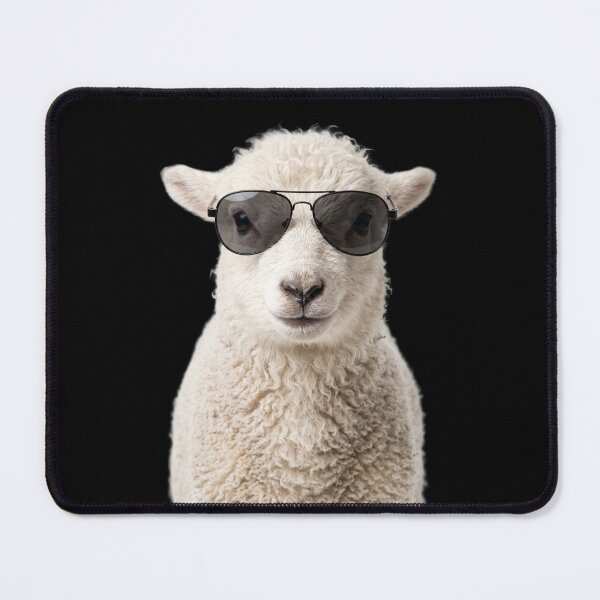 Item preview, Cute Baby Sheep Wearing Sunglasses Funny designed and sold by RareLavender.
