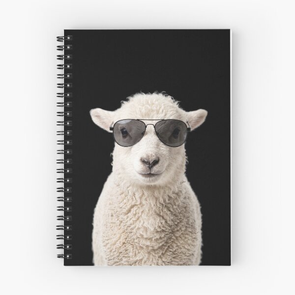 Item preview, Cute Baby Sheep Wearing Sunglasses Funny designed and sold by RareLavender.