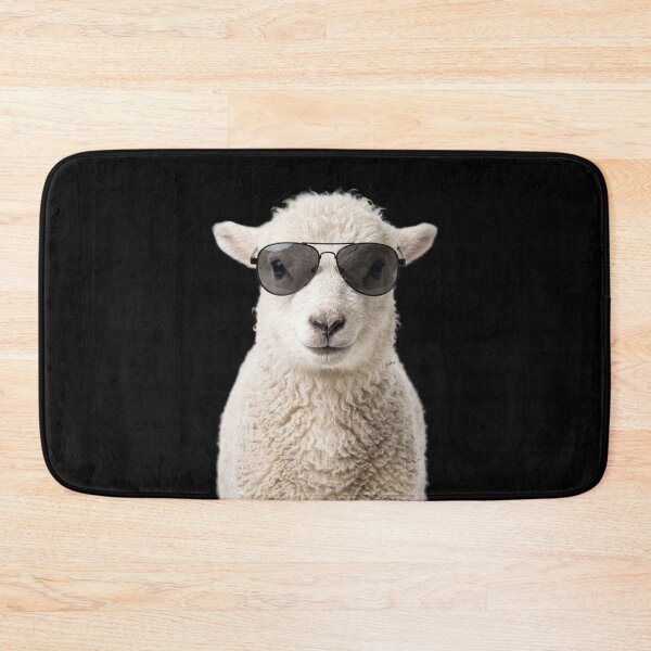 Item preview, Cute Baby Sheep Wearing Sunglasses Funny designed and sold by RareLavender.