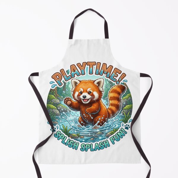 Item preview, Red Panda Play Water designed and sold by MR4me.