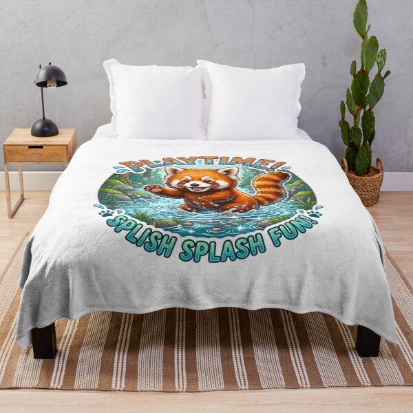 Item preview, Red Panda Play Water designed and sold by MR4me.