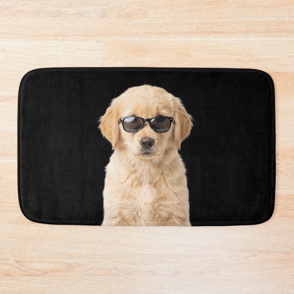 Item preview, Cute Baby Golden Retriever Dog Wearing Sunglasses Funny designed and sold by RareLavender.