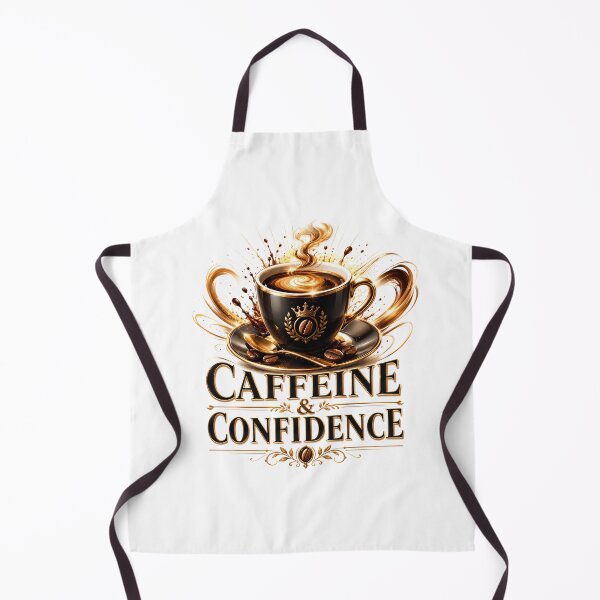 Item preview, Caffeine And Confidence Coffee Lover Design designed and sold by pradeepvisuals.