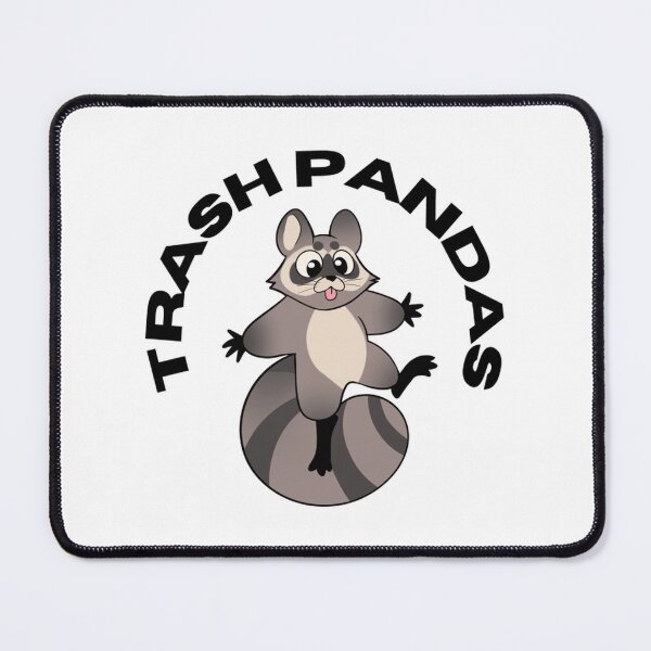 Item preview, Trash Pandas Cute Raccoon Retro Circle Typography Design designed and sold by Vettinn.
