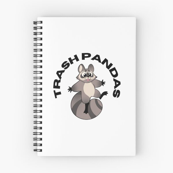 Item preview, Trash Pandas Cute Raccoon Retro Circle Typography Design designed and sold by Vettinn.