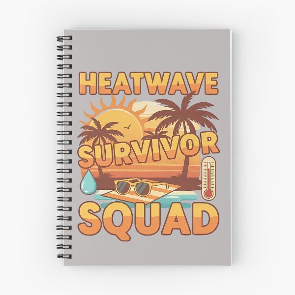 Item preview, Heatwave Survivor Squad Retro Sunset Beach designed and sold by Exquisite Design Studio „Paculówka”.