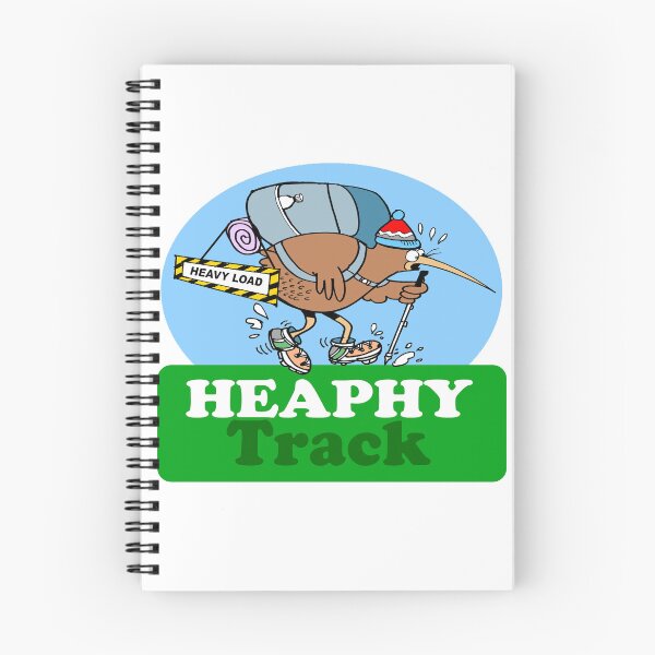 Item preview, Funny kiwi cartoon Heaphy Track sticker designed and sold by Al Benge.