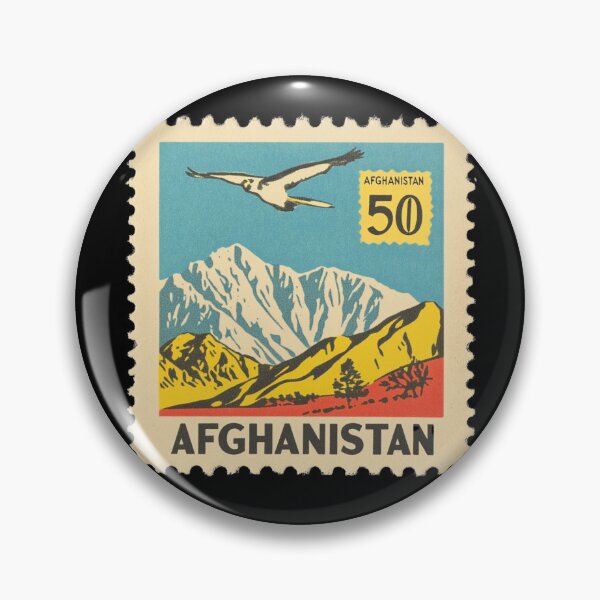 Item preview, Afghanistan Vintage Stamp - Hindu Kush Peaks designed and sold by tiigerdad.