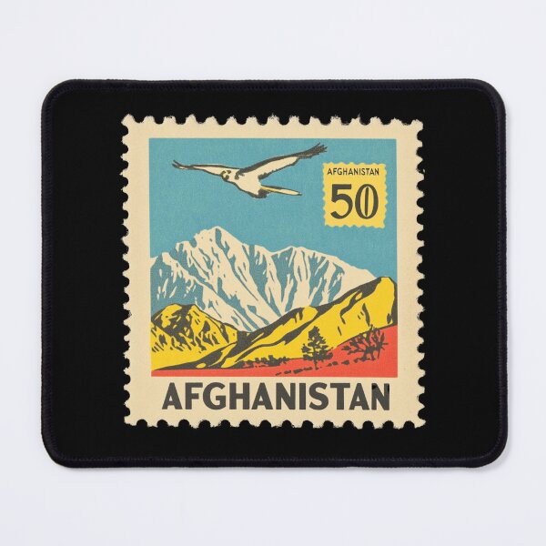 Item preview, Afghanistan Vintage Stamp - Hindu Kush Peaks designed and sold by tiigerdad.