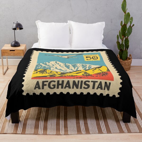 Item preview, Afghanistan Vintage Stamp - Hindu Kush Peaks designed and sold by tiigerdad.