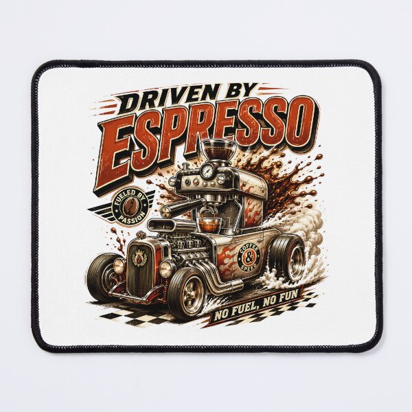 Item preview, Driven By Espresso Funny Coffee Lover designed and sold by pradeepvisuals.