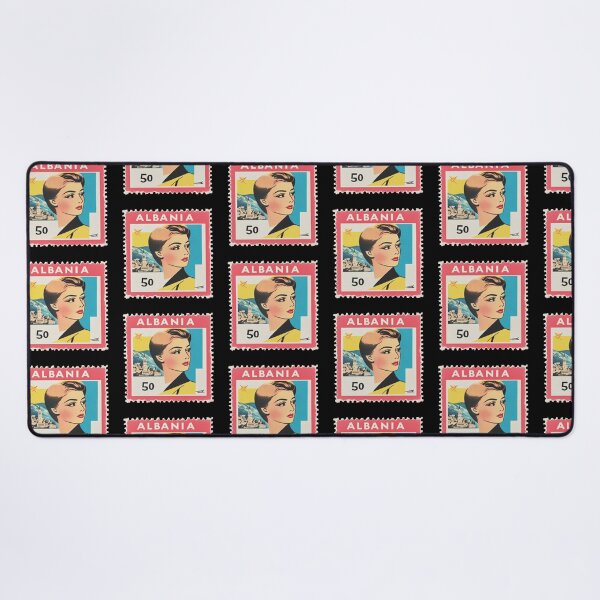 Item preview, Albania Vintage Postage Stamp - Albanian Portrait designed and sold by tiigerdad.