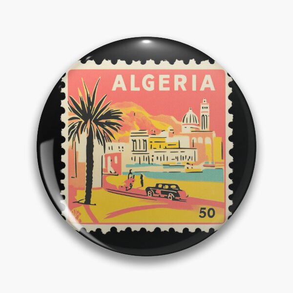 Artikelvorschau, Algerien Vintage Briefmarke - Algier Kasbah entworfen und verkauft von tiigerdad.