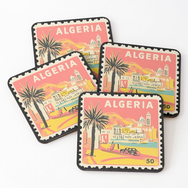 Item preview, Algeria Vintage Postage Stamp - Algiers Casbah designed and sold by tiigerdad.