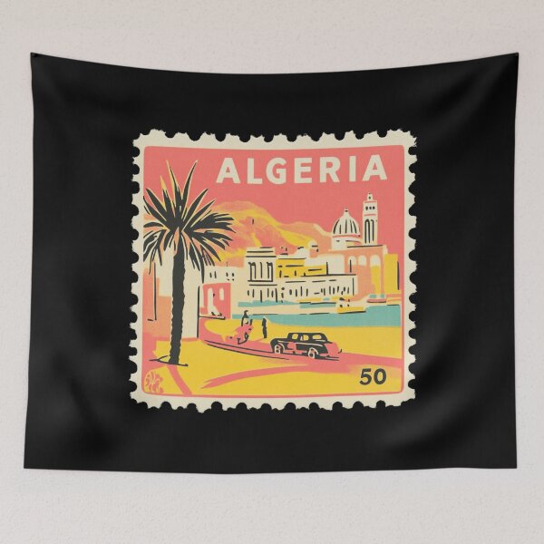 Item preview, Algeria Vintage Postage Stamp - Algiers Casbah designed and sold by tiigerdad.