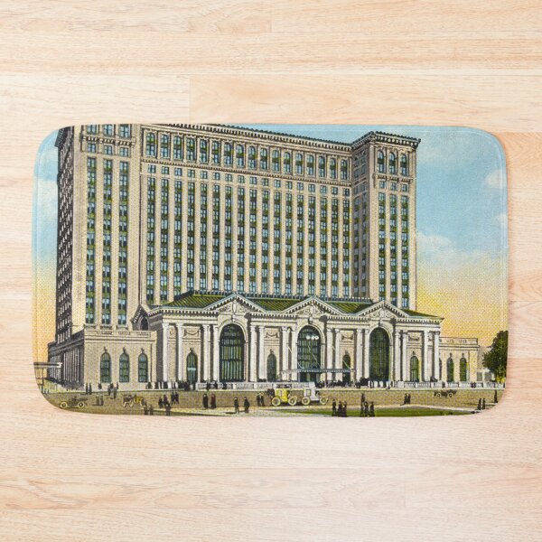 Item preview, Detroit Michigan Central Station Vintage designed and sold by Dimensionality.