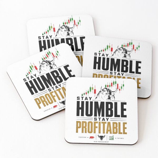 Item preview, Stay Humble Stay Profitable Trading Motivation designed and sold by PipForgeStudio .