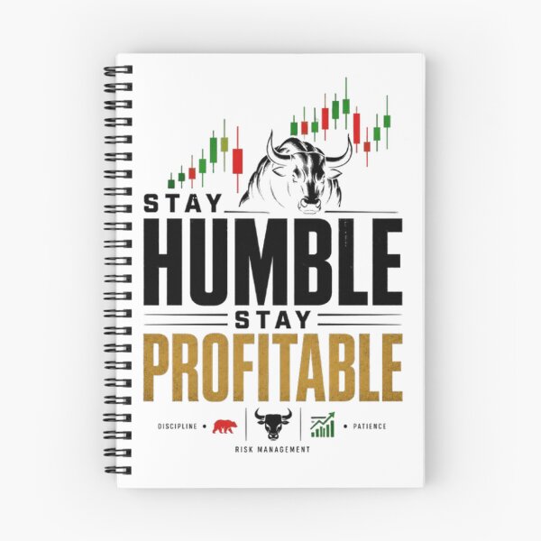 Item preview, Stay Humble Stay Profitable Trading Motivation designed and sold by PipForgeStudio .