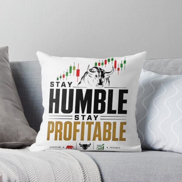 Item preview, Stay Humble Stay Profitable Trading Motivation designed and sold by PipForgeStudio .