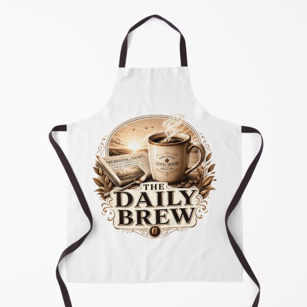 Item preview, The Daily Brew Vintage Coffee Design designed and sold by pradeepvisuals.