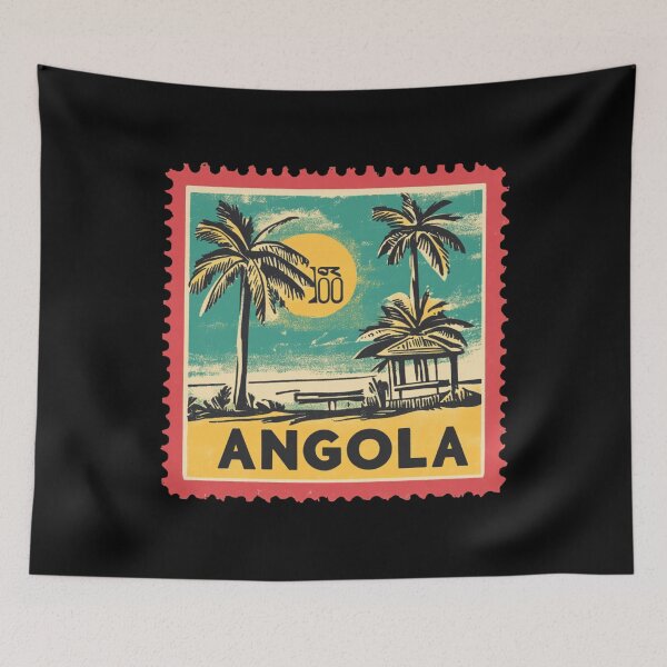 Item preview, Angola Vintage Postage Stamp - Coastal Palms designed and sold by tiigerdad.