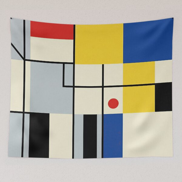 Item preview, Modern Geometric Abstraction – Bauhaus Style designed and sold by Timegraf.