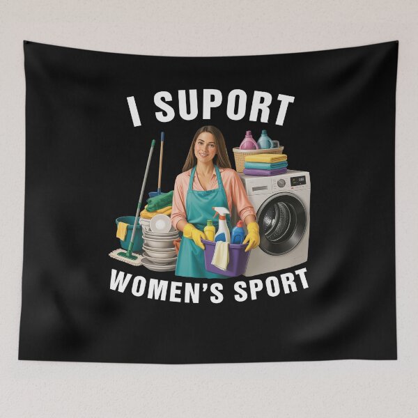 Item preview, I Support Women's Sports Meme designed and sold by suhairee-studio.