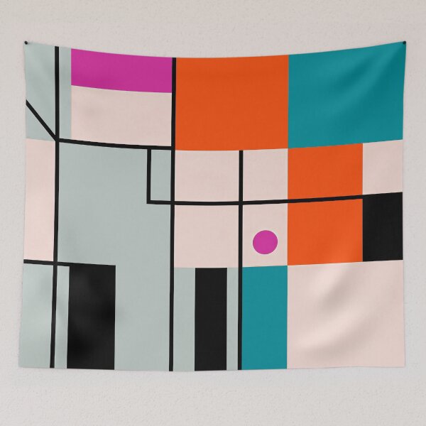 Item preview, Modern Geometric Abstraction – Bauhaus Style designed and sold by Timegraf.