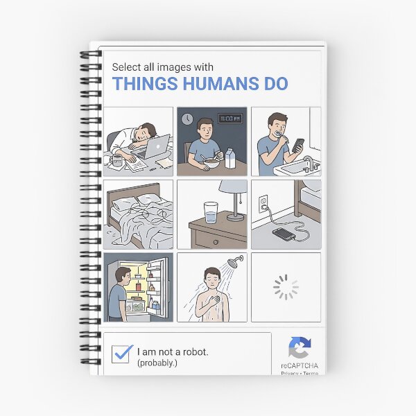Item preview, I Am Not A Robot Probably – Funny Internet Culture CAPTCHA Humor Gift designed and sold by Velustro Shop.