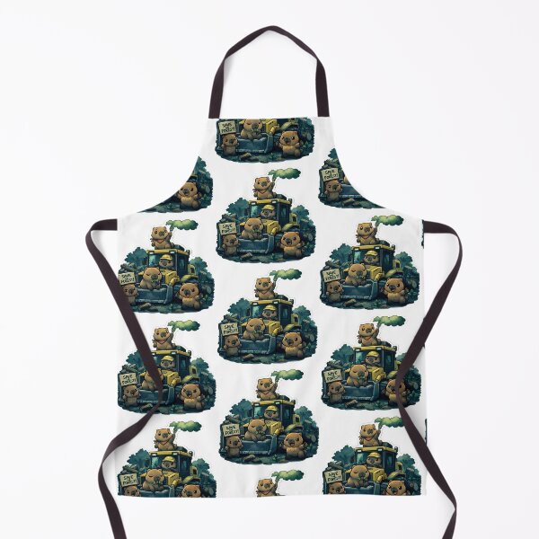 Item preview, Cute Capybaras Save The Forest Sticker designed and sold by SNC3421.