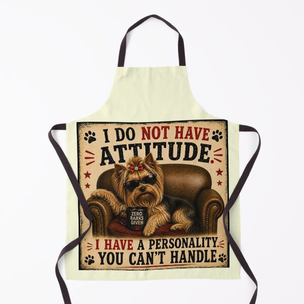 Item preview, I Do Not Have Attitude – I Have A Personality You Can’t Handle | Sassy Yorkie Dog with Zero Barks Given Mug designed and sold by RockyLambda.