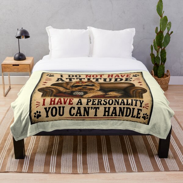 Item preview, I Do Not Have Attitude – I Have A Personality You Can’t Handle | Sassy Yorkie Dog with Zero Barks Given Mug designed and sold by RockyLambda.