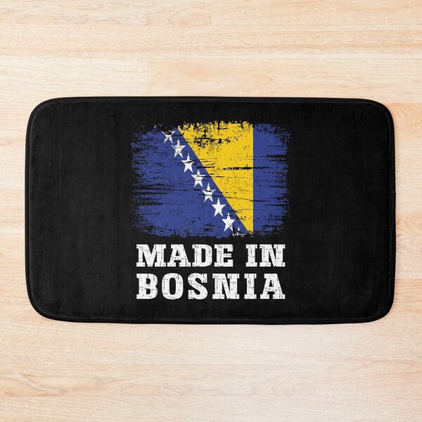 Item preview, Made In Bosnia - Vintage Distressed Bosnian Flag Pride designed and sold by Dmetalx Art Apparel.