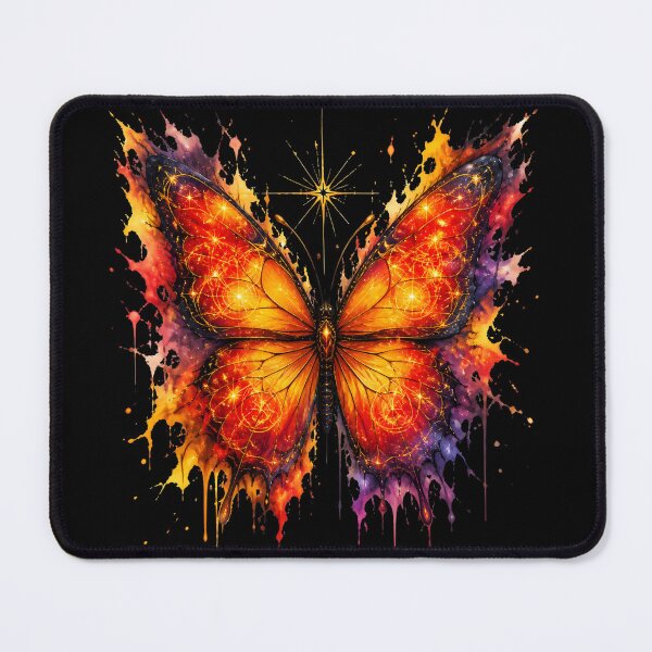 Item preview, Magical Fire Magic Butterfly Watercolour Tshirt designed and sold by Starlett Designs.