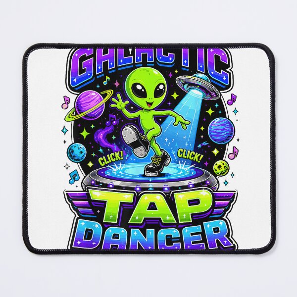Item preview, Tap Dance Alien Cosmic Tap Dancer Space Art T-Shirt designed and sold by DArtfulStudio.